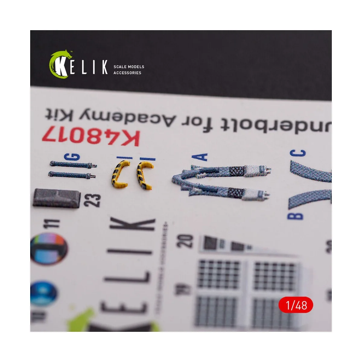 A-10C Thunderbolt interior 3D decals for Academy kit, 1/48 - Kelik ...