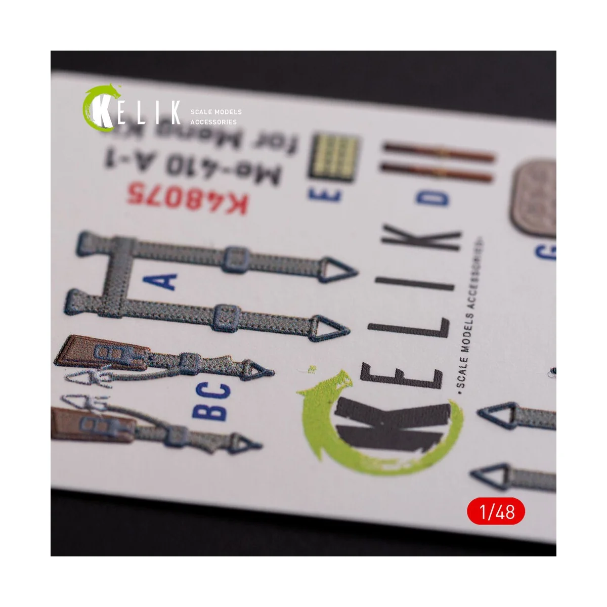 Messerschmitt Me-410 A1 interior 3D decals for Meng Model kit, 1/48...