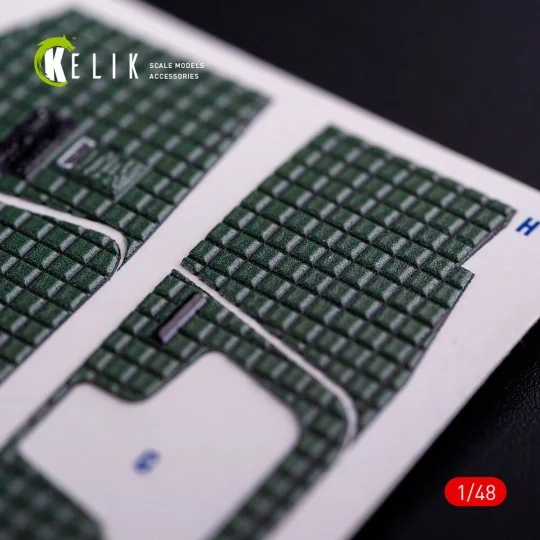 O-2A Skymaster interior 3D decals green decoration type for ICM kit...