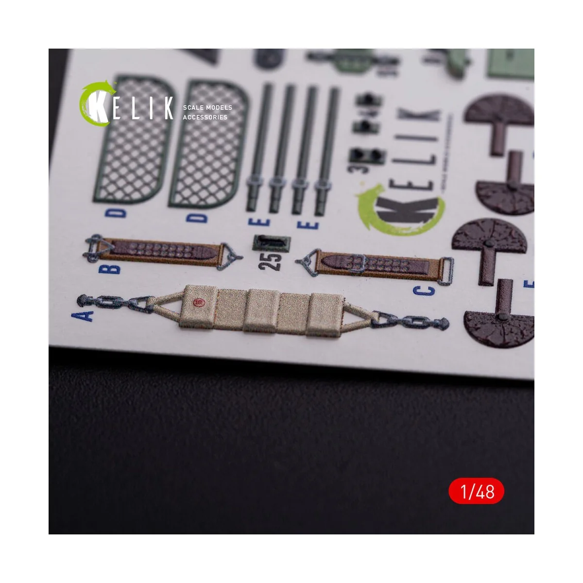 Ki-51 Sonia interior 3D decals for WingsyKits kit, 1/48 - Kelik K48077