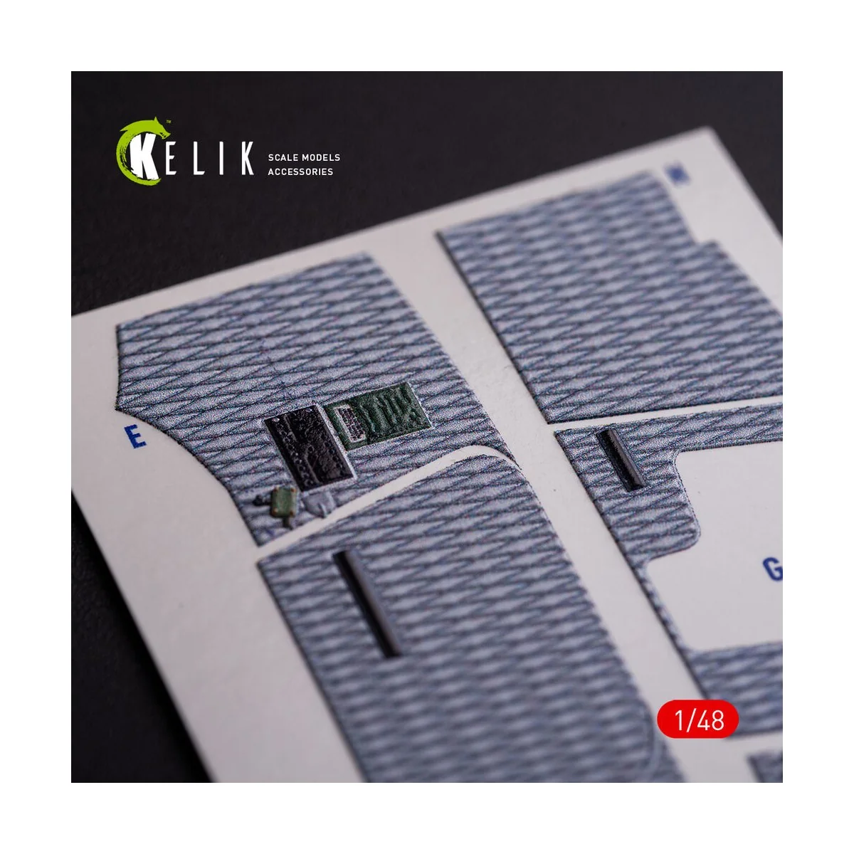 O-2A Skymaster interior 3D decals grey decoration type for ICM kit,...