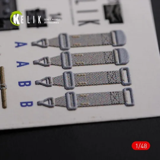 SBD-2 Dauntless interior 3D decals for Academy kit, 1/48 - Kelik K4...