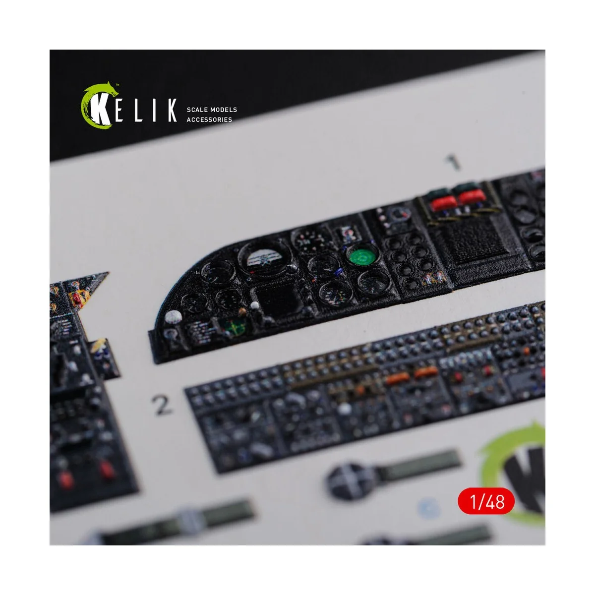 CH-46E interior 3D decals for Academy kit, 1/48 - Kelik K48090