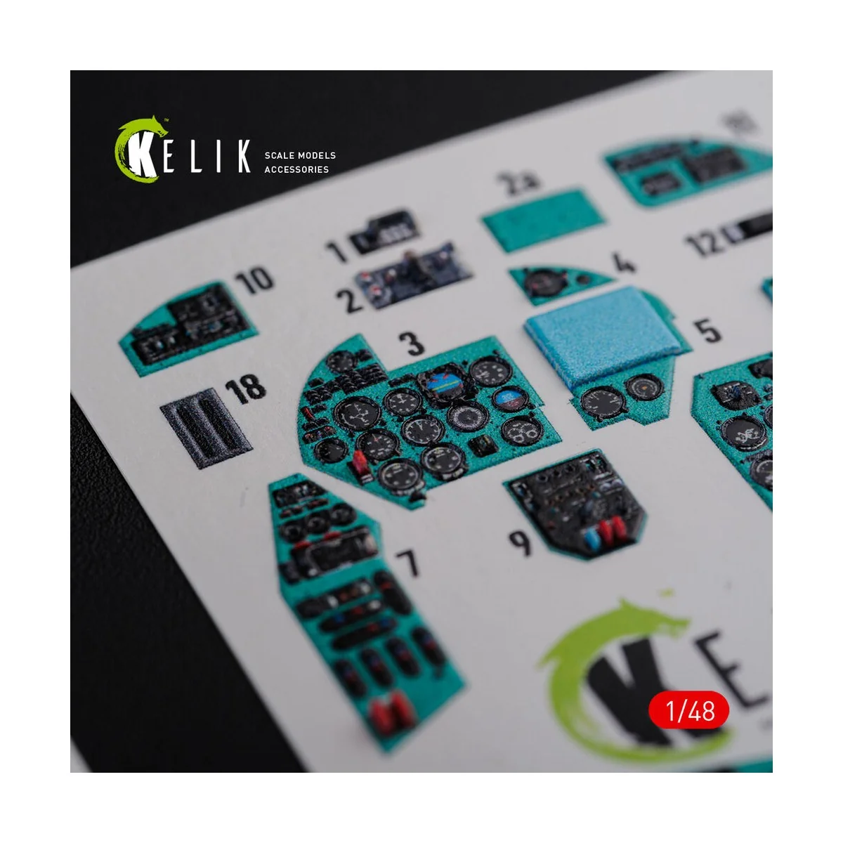 Mi-24D (Hind-D) interior 3D decals for Trumpeter kit, 1/48 - Kelik ...