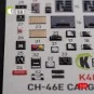 CH-46E Cargo compartment interior 3D decals for Academy kit, 1/48 -...