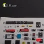 CH-46E Cargo compartment interior 3D decals for Academy kit, 1/48 -...