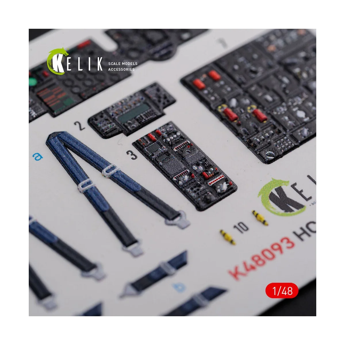 CH-47F interior 3D decals for Italeri kit, 1/48 - Kelik K48093