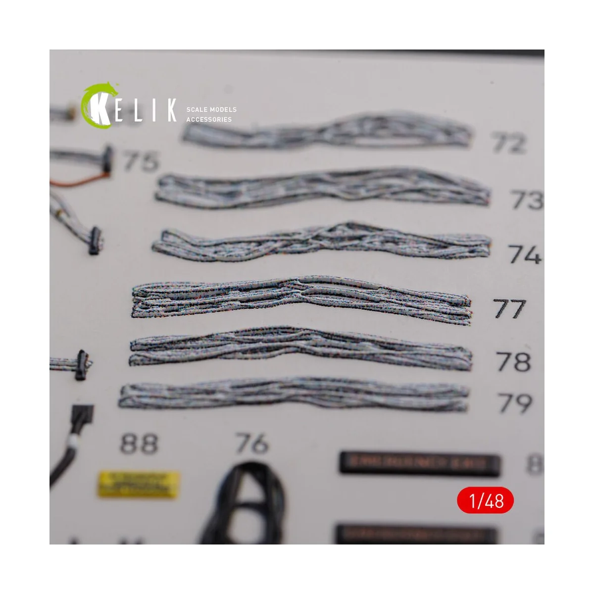 CH-46E Cargo compartment interior 3D decals for Academy kit, 1/48 -...