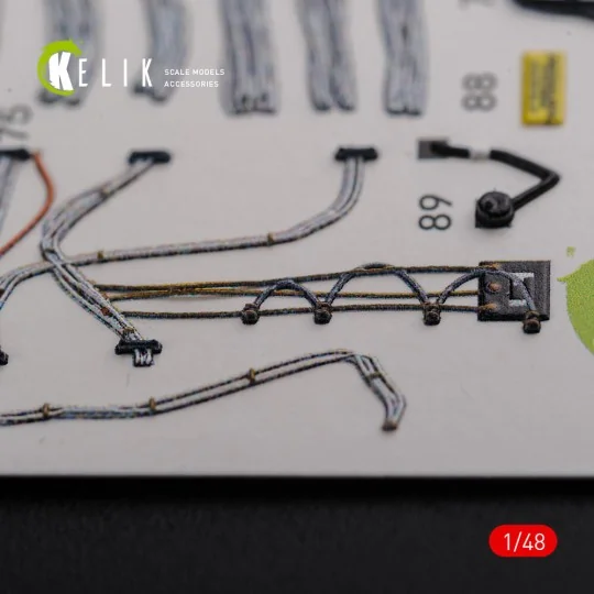 CH-46E Cargo compartment interior 3D decals for Academy kit, 1/48 -...