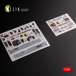 F-105G Thunderchief - interior 3D decals for HobbyBoss kit, 1/48 - ...