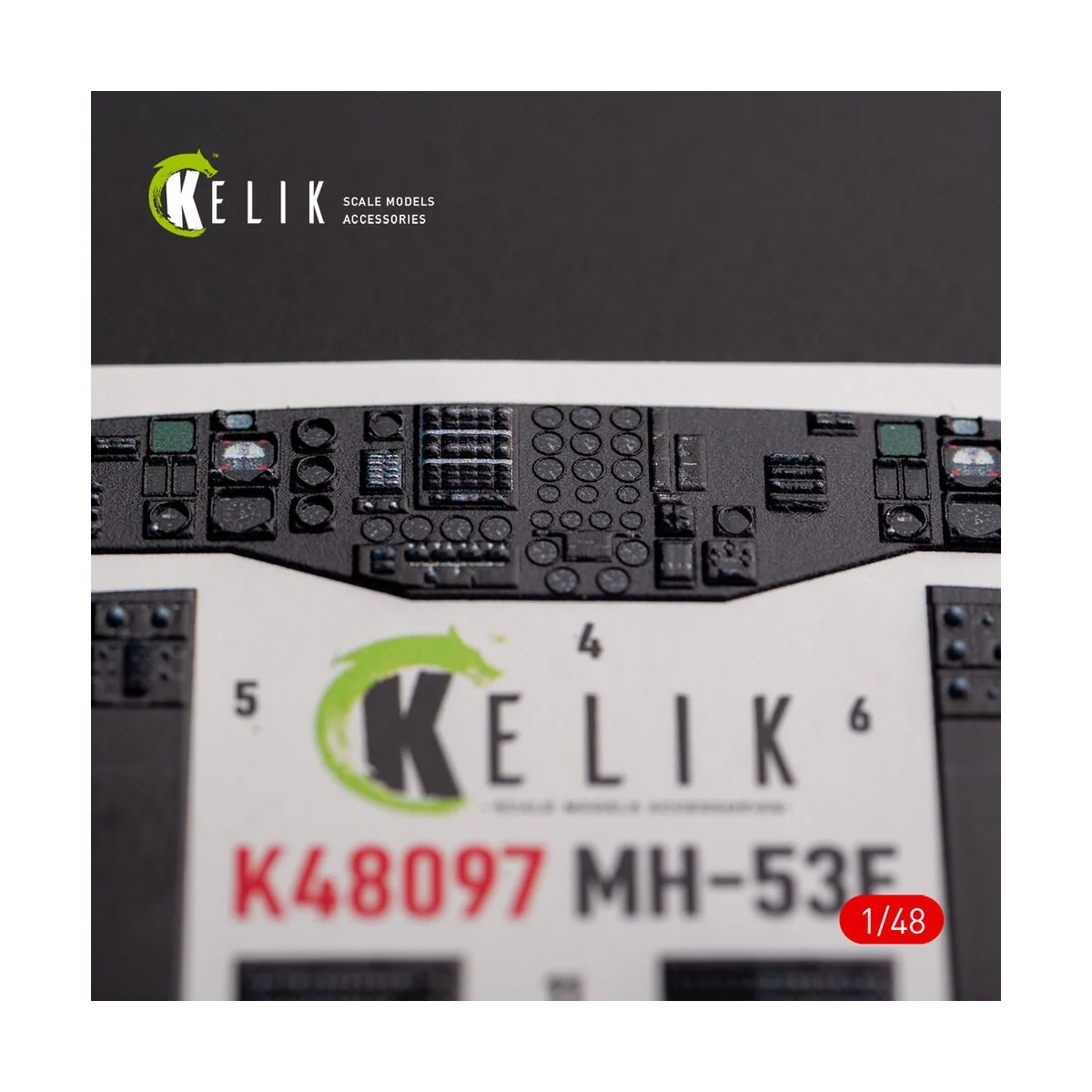 MH-53 Sea Dragon - interior 3D decals for Academy kit, 1/48 - Kelik...