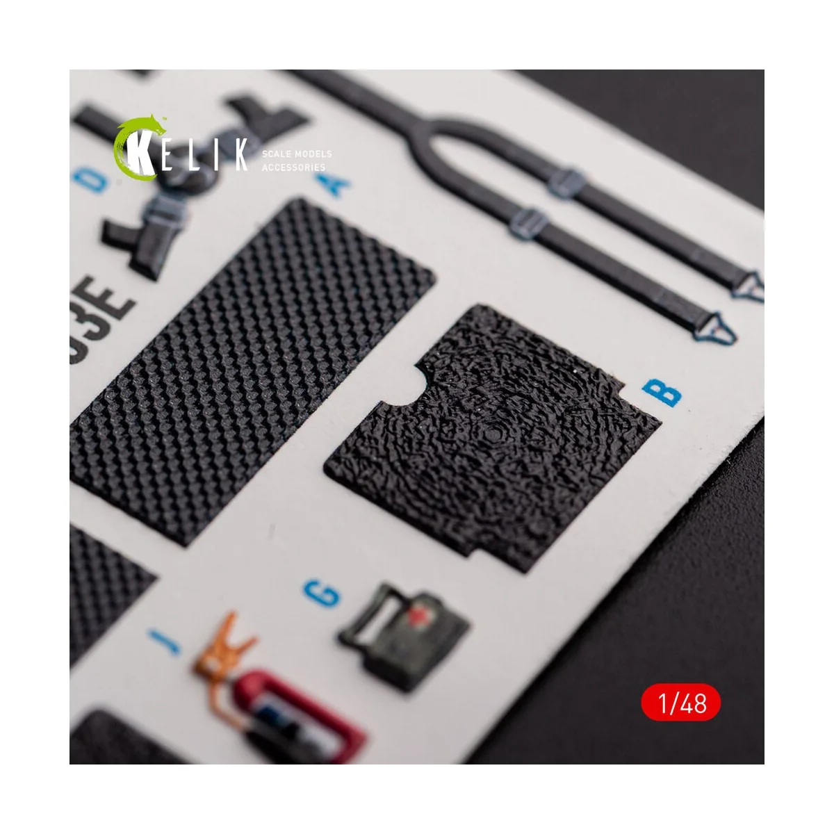 MH-53 Sea Dragon - interior 3D decals for Academy kit, 1/48 - Kelik...