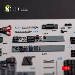 Mig-29AS - interior 3D decals for Academy kit, 1/48 - Kelik K48102