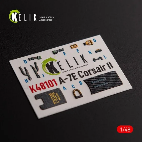 A-7E Corsair II- interior 3D decals for HobbyBoss kit, 1/48 - Kelik...