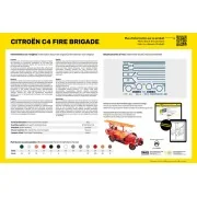 STARTER KIT Citroen C4 Fire Brigade, 1/24 - Heller 56733