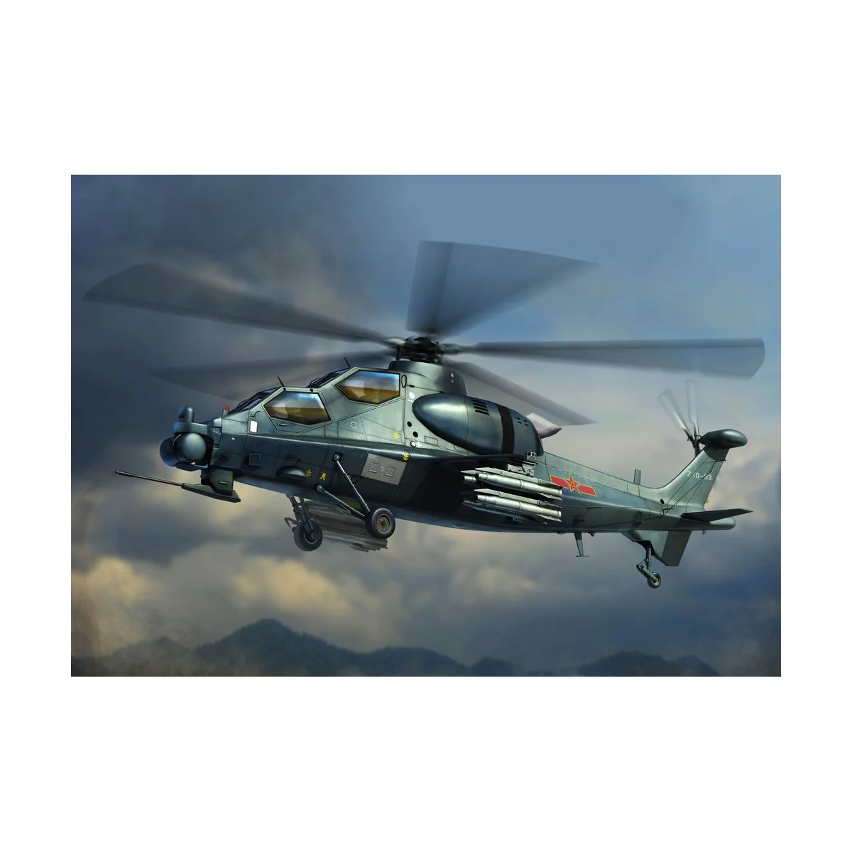 Chinese Z-10 Attack Helicopter, 1/72 - Hobby Boss 87253 Chinese Z-10 Attack Helicopter, 1/72 - Hobby Boss 87253