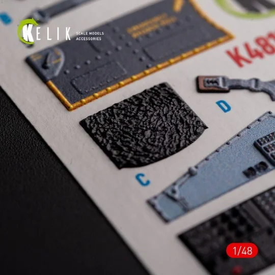 UH-1D Huey - interior 3D decals for Zimi Model/KittyHawk kit, 1/48 ...