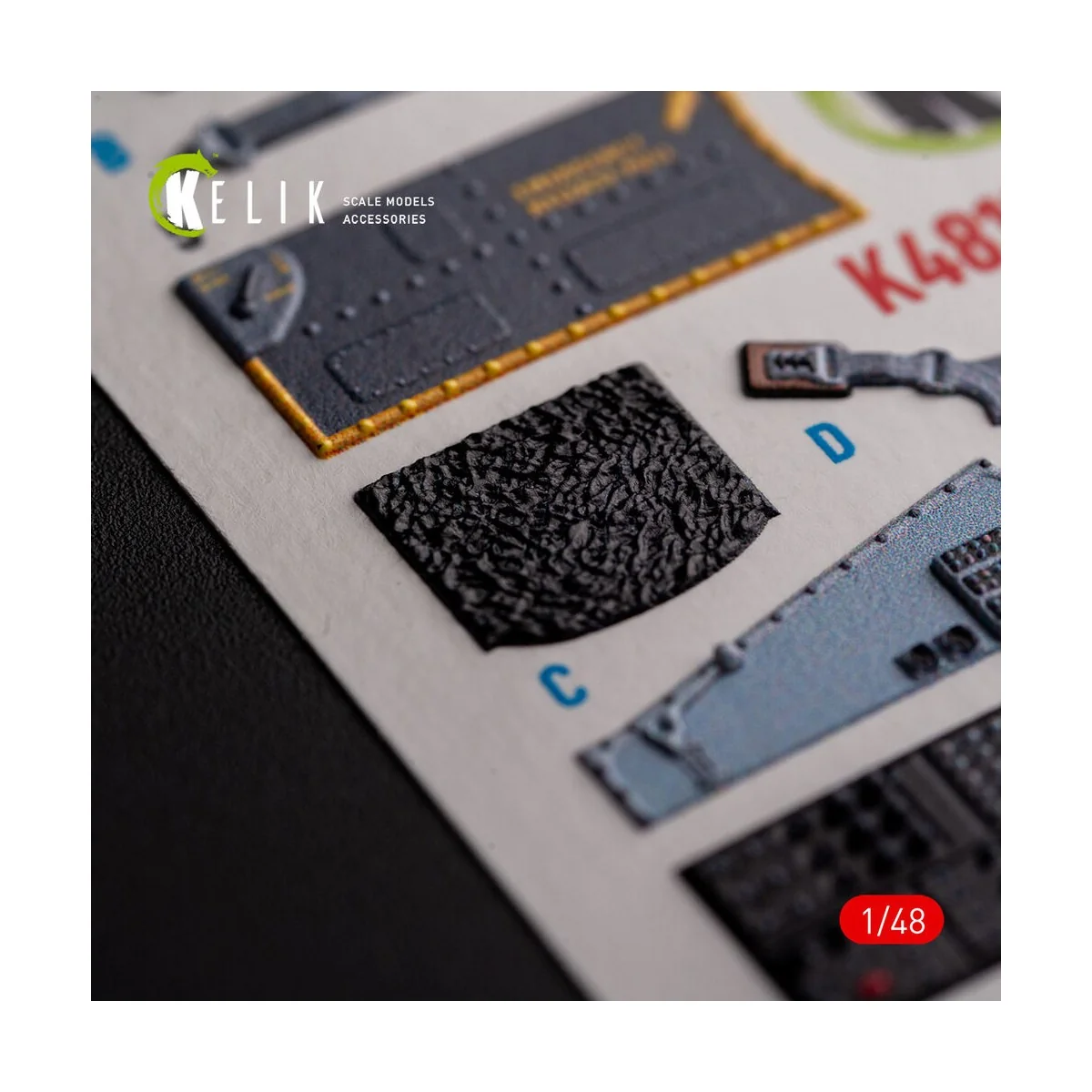 UH-1D Huey - interior 3D decals for Zimi Model/KittyHawk kit, 1/48 ...