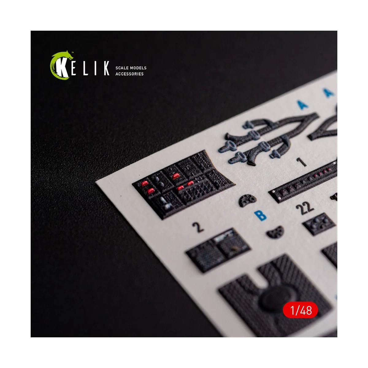 UH-1Y Venom - interior 3D decals for Zimi Model/KittyHawk kit, 1/48...