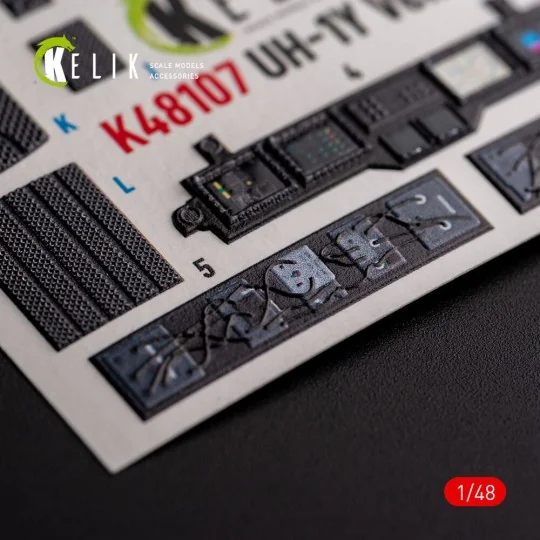 UH-1Y Venom - interior 3D decals for Zimi Model/KittyHawk kit, 1/48...