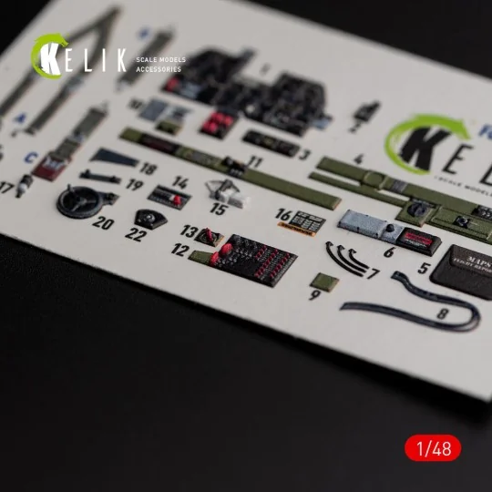 ?-47D Thunderbolt interior 3D decals for Italeri/Academy kit, 1/48 ...