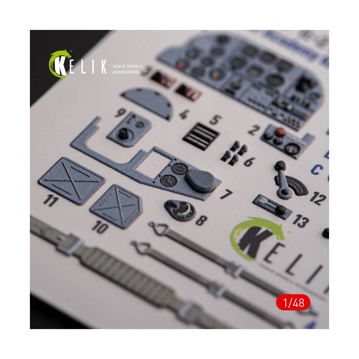 IL-2M3 - interior 3D decals for Academy/Accurate Miniatures kit, 1/...