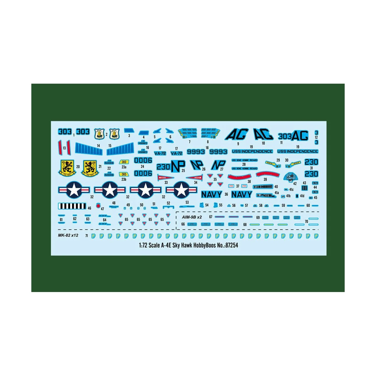 A-4E Sky Hawk, 1/72 - Hobby Boss 87254