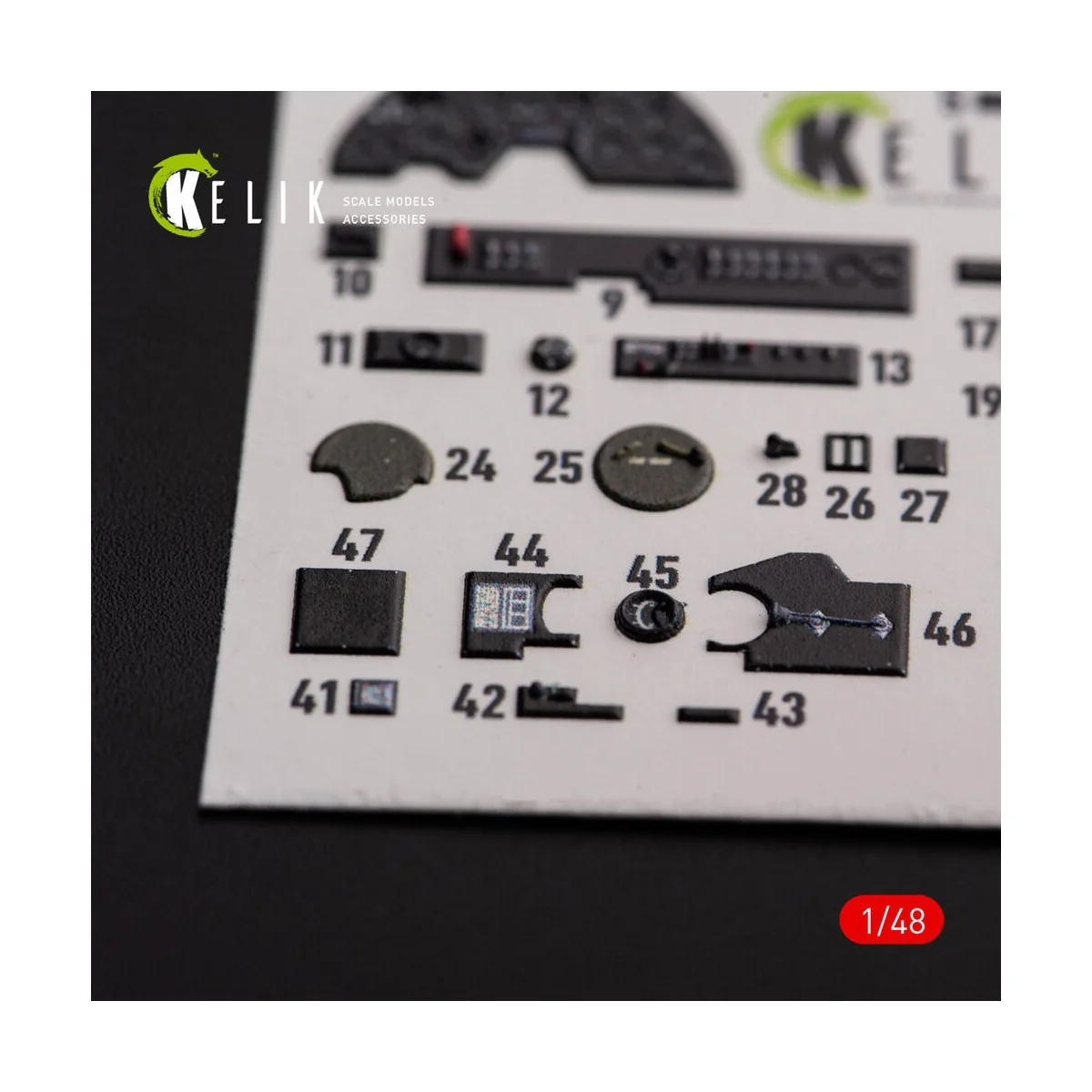 ?-38F Lightning - interior 3D decals for Academy kit, 1/48 - Kelik ...