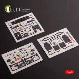 MH-60L Black Hawk - interior 3D decals for ICM kit, 1/48 - Kelik K4...