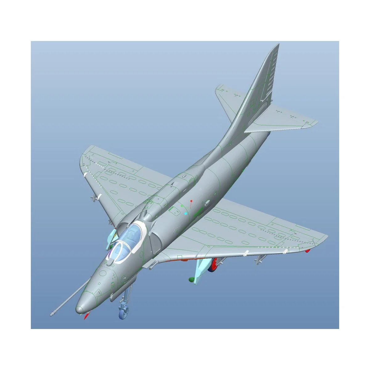 A-4F Sky Hawk, 1/72 - Hobby Boss 87255