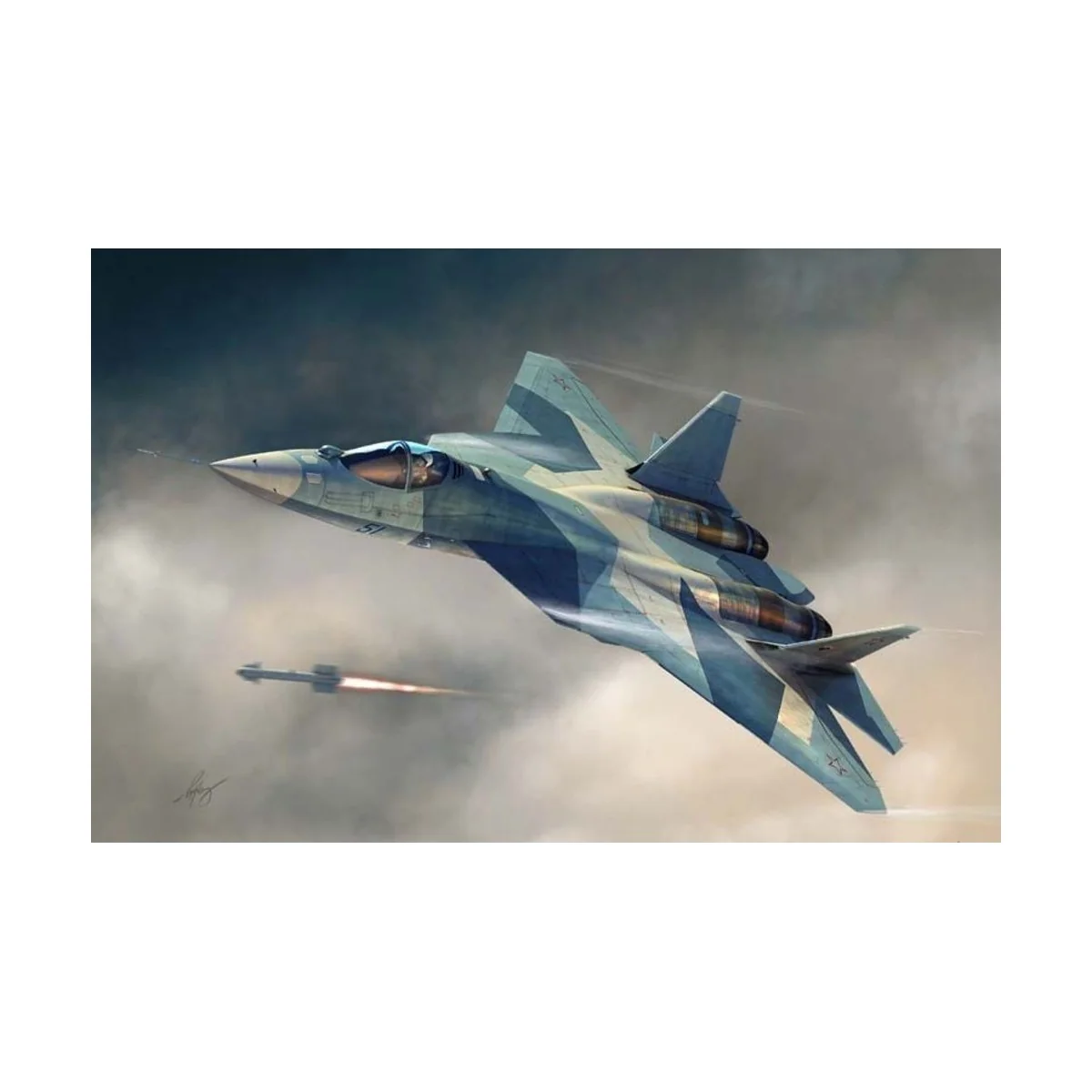 Russian T-50 PAK-FA, 1/72 - Hobby Boss 87257