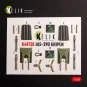 Jas-39 D - interior 3D decals for Italeri kit, 1/48 - Kelik K48130