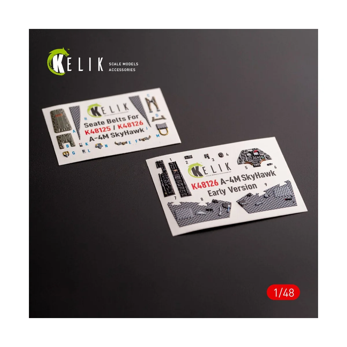 A-4M Early production- interior 3D decals for Magic Factory kit, 1/...