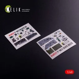 F-16CJ - interior 3D decals for Tamiya kit, 1/48 - Kelik K48127