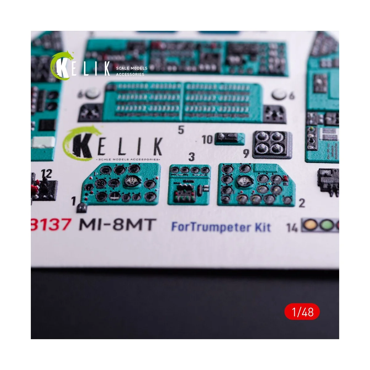 Mi-8MT - interior 3D decals for Trumpeter kit, 1/48 - Kelik K48137