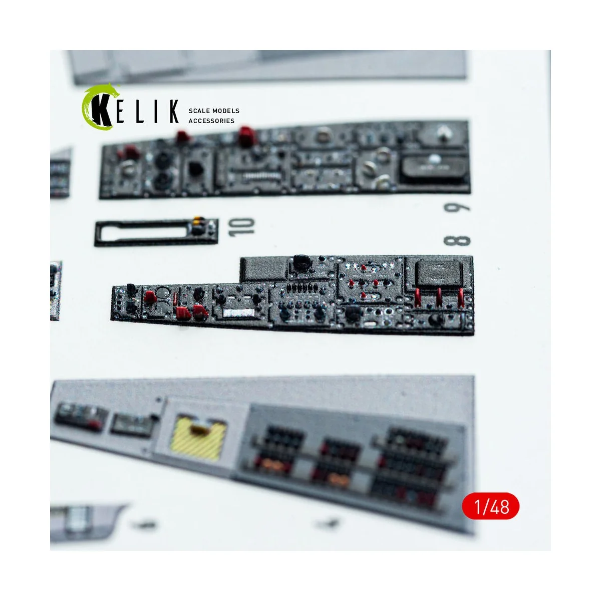 F-106A Delta Dart - interior 3D decals for Trumpeter kit, 1/48 - Ke...