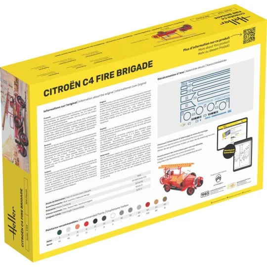 STARTER KIT Citroen C4 Fire Brigade - Heller 56733