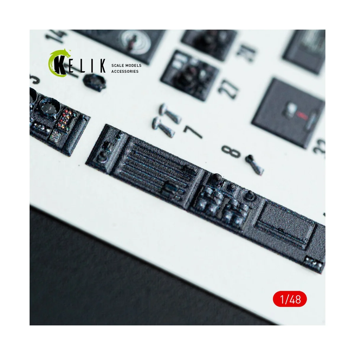 Do-217 K/M - interior 3D decals for ICM kit, 1/48 - Kelik K48142