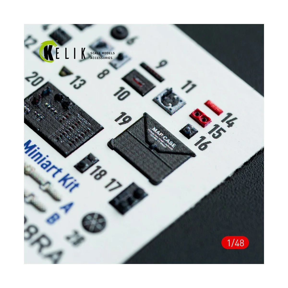 P-47D - 25RE/28RA - interior 3D decals for MiniArt kit, 1/48 - Keli...