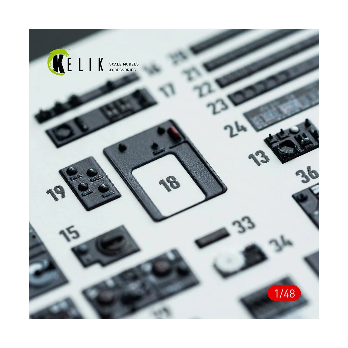 Do-217 K/M - interior 3D decals for ICM kit, 1/48 - Kelik K48142