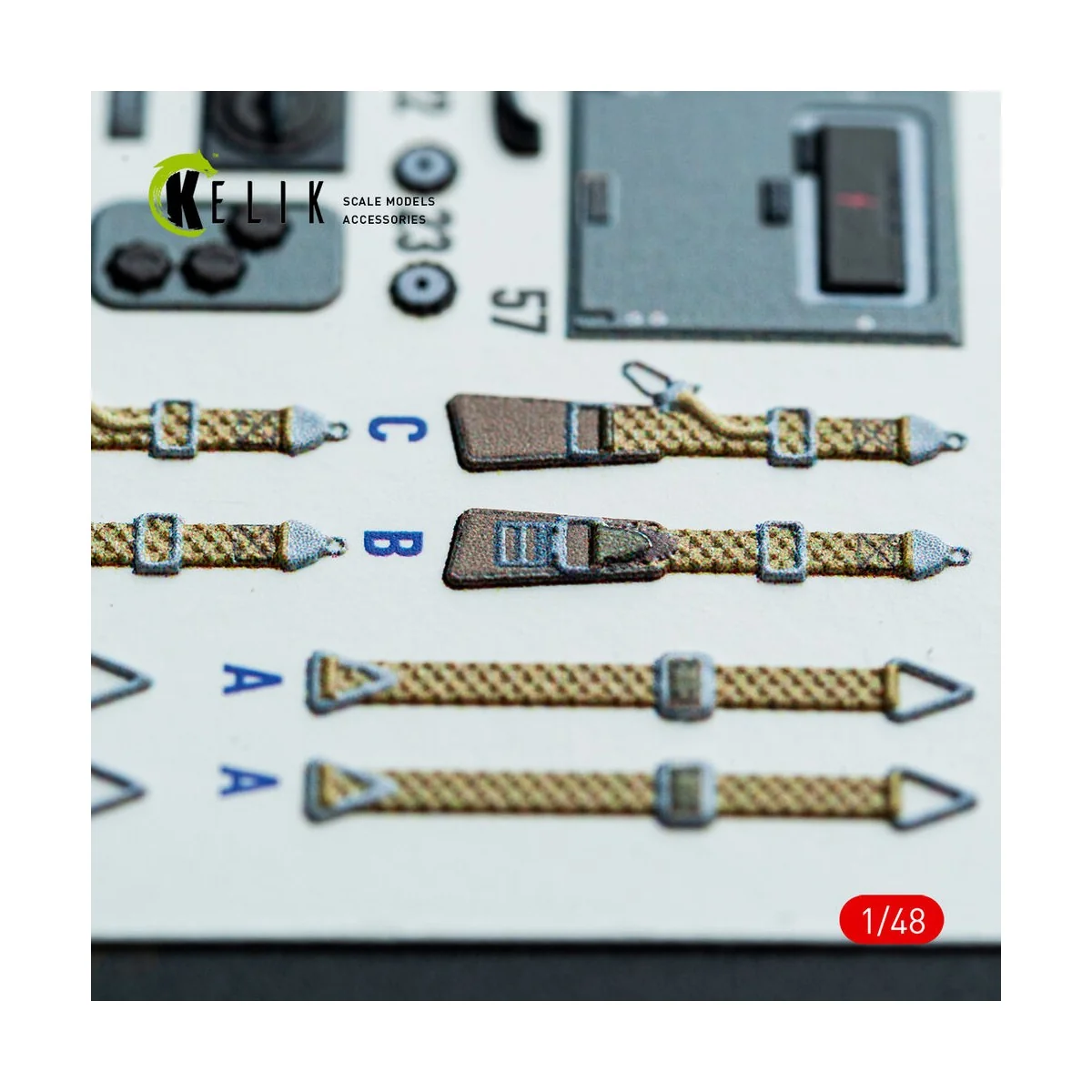 Do-217 N/J - interior 3D decals for ICM kit, 1/48 - Kelik K48143