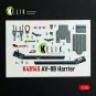 AV-8B Harrier - interior 3D decals for Hasegawa kit, 1/48 - Kelik K...