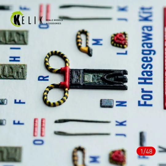 F-4J/S - interior 3D decals for Hasegawa kit, 1/48 - Kelik K48147