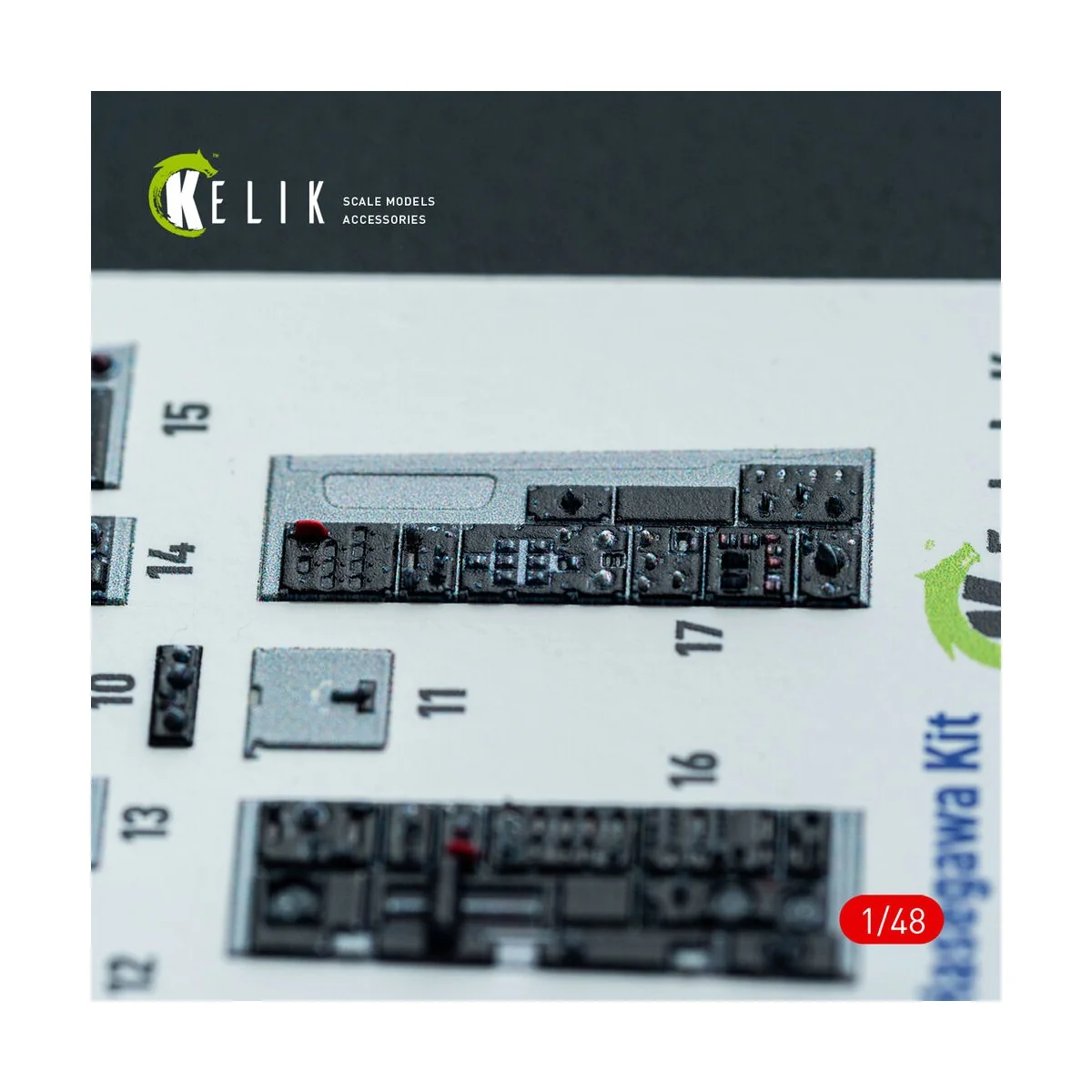 RF-4E - interior 3D decals for Hasegawa kit, 1/48 - Kelik K48146