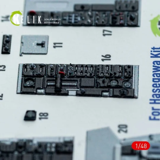 RF-4E - interior 3D decals for Hasegawa kit, 1/48 - Kelik K48146