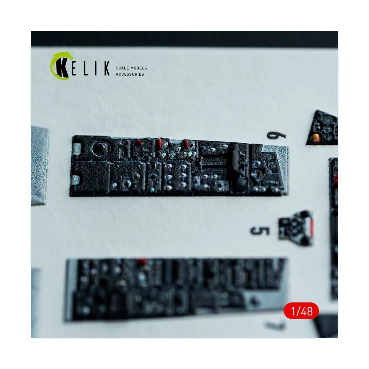 F-4J/S - interior 3D decals for Hasegawa kit, 1/48 - Kelik K48147