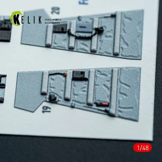 RF-4E - interior 3D decals for Hasegawa kit, 1/48 - Kelik K48146