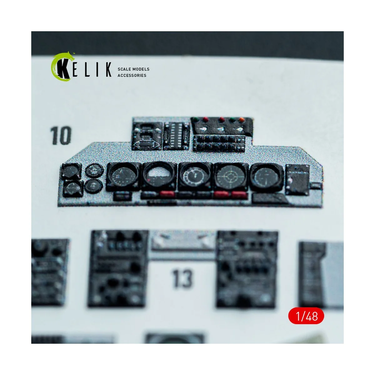 F-4J/S - interior 3D decals for Hasegawa kit, 1/48 - Kelik K48147