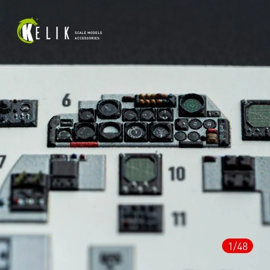 F-4E - interior 3D decals for Hasegawa kit, 1/48 - Kelik K48148
