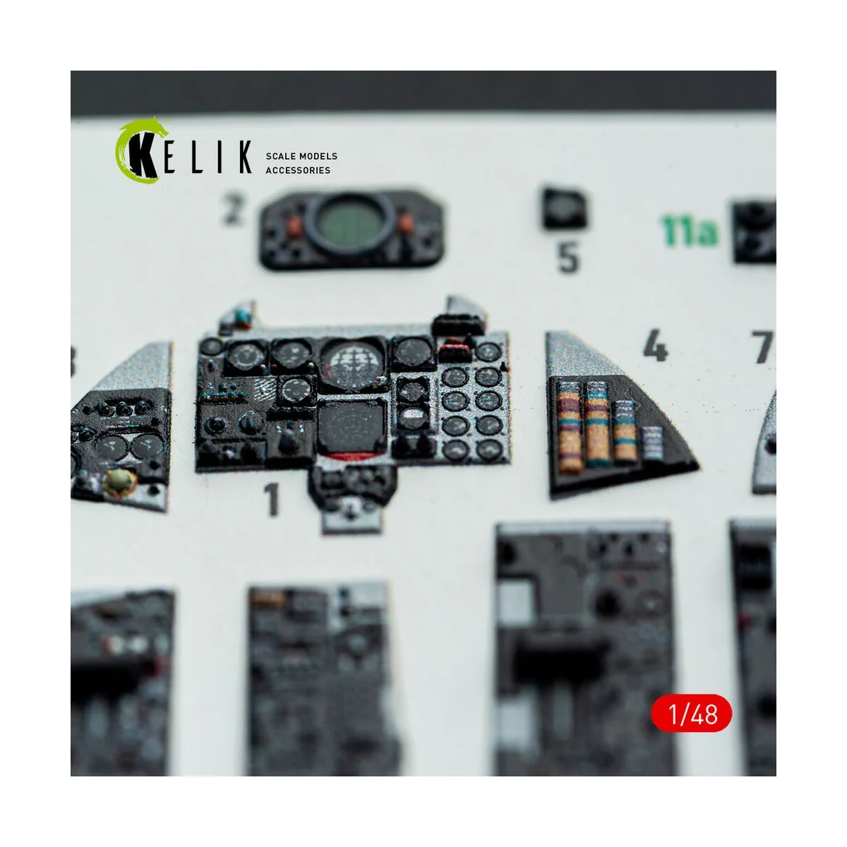 F-4E - interior 3D decals for Hasegawa kit, 1/48 - Kelik K48148